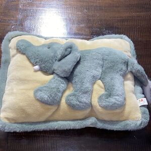 Angel Toy Plush pillow with Green and Cream Hues